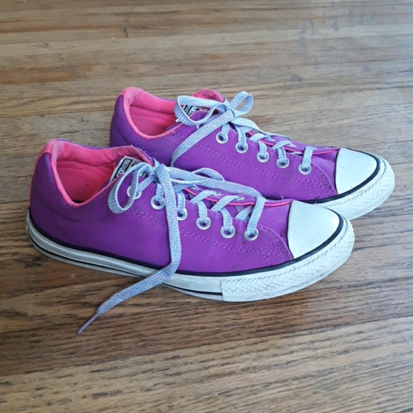 Converse All Star Shoes Purple & Pink Size 5 Adult - Picture 5 of 8